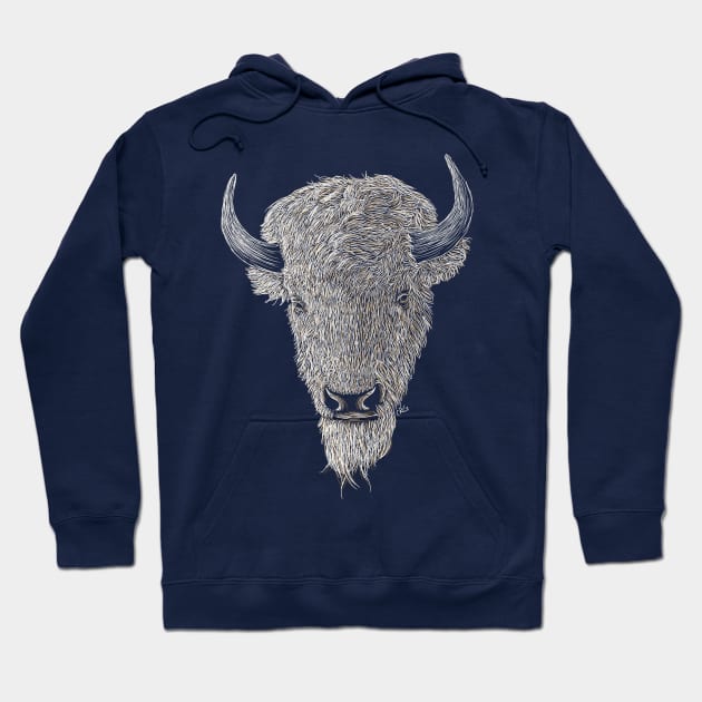 American Buffalo Hoodie by Walking in Nature